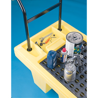 Poly-Spillcart™ Cart, 66.5" L x 29" W x 43.9" H, 57 US gal. Spill Cap. SB766 | Ontario Safety Product