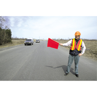 Traffic Safety Flags, Vinyl, With Handle SC143 | Ontario Safety Product