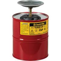 Plunger Cans, 1 US gal. Capacity SC309 | Ontario Safety Product