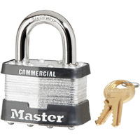 Cadenas lamin&eacute;, Argent, Cl&eacute;s identiques, Acier lamin&eacute;, Largeur de 2" Ontario Safety Products