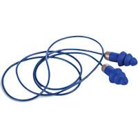 Bouchons d'oreille r&eacute;utilisables et d&eacute;tectable Rockets, Avec cordon, Taille unique, Vrac - &eacute;tui en plastique, NRR dB 27 Ontario Safety Products