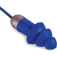 Bouchons d'oreille r&eacute;utilisables et d&eacute;tectable Rockets, Avec cordon, Taille unique, Vrac - &eacute;tui en plastique, NRR dB 27 Ontario Safety Products