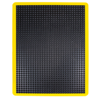 Tapis antifatigue en d&ocirc;me, &agrave; bulles, 2' x 3' x 1/2", Noir, Caoutchouc Ontario Safety Products