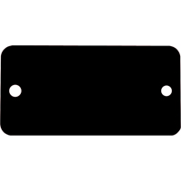 &eacute;tiquettes vierges, Aluminium, 3" la x 1" h Ontario Safety Products