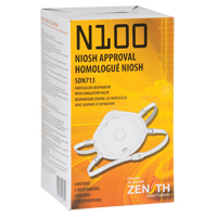 Respirateur contre les particules, N100, Certifi&eacute; NIOSH, Moyen/grand Ontario Safety Products