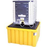 Ultra-IBC Spill Pallet&reg; with Drain, 400 US gal. Spill Capacity, 58.75" x 58.75" x 33" Ontario Safety Products