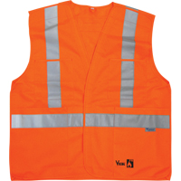 Vestes de s&eacute;curit&eacute; ignifug&eacute;es, Orange haute visibilit&eacute;, Moyen/Petit, Polyester Ontario Safety Products