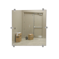 Flat Mirror, 12" H x 12" W, Unframed SDP510 | Ontario Safety Product