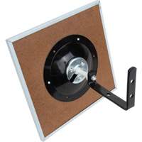 Flat Mirror, 12" H x 12" W, Framed SDP515 | Ontario Safety Product