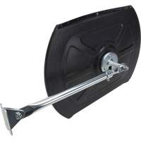 Miroir convexe rectangulaire/rond avec bras télescopique, 12" h x 18" la, Intérieur/Extérieur SDP528 | Ontario Safety Product