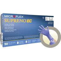 Supreno&reg; EC Gloves, Small, Nitrile, 5.5-mil, Powder-Free, Purple, Class 2 Ontario Safety Products