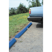 Car Stops, Plastic, 6' L, Blue SE106 | Ontario Safety Product