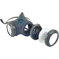 8000 Series Assembled Respirator, Elastomer/Thermoplastic, Medium Ontario Safety Products