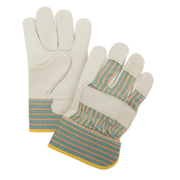 Abrasion-Resistant Fitter's Gloves, Medium, Grain Cowhide Palm Ontario Safety Products