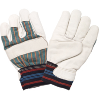 Gant pour le travail doubl&eacute;s pour l'hiver r&eacute;sistant &agrave; l'abrasion, Grand, Paume en Cuir fleur de vache, Doublure en Molleton de coton Ontario Safety Products