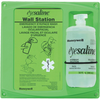 Support mural pour solution saline de douche oculaire, Simple SEC474 | Ontario Safety Product