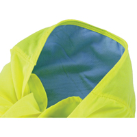 Chill-Its<sup>®</sup> 6710CT Cooling Triangle Hats, High Visibility Lime-Yellow SEC685 | Ontario Safety Product