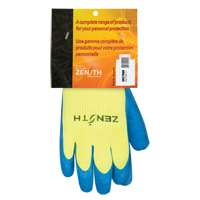 Gants haute visibilit&eacute; doubl&eacute;s d'acrylique de caoutchouc naturel, 8, R&ecirc;vetement Latex de caoutchouc, Calibre 7, Enveloppe en Acrylique Ontario Safety Products