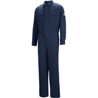 Flame-Resistant Cool Touch<sup>®</sup> 2 Deluxe Coveralls, Size 38, Navy Blue, 8.4 cal/cm² SED749 | Ontario Safety Product