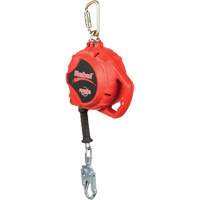 Rebel Self Retracting Lifeline, 33', Galvanized Steel, Swivel Ontario Safety Products
