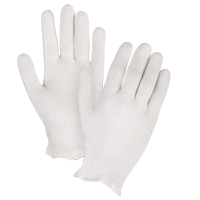 Mediumweight Inspection Gloves, Poly/Cotton, Hemmed Cuff, Ladies Ontario Safety Products