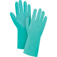 Diamond-Grip Chemical-Resistant Gloves, Size 7, 13" L, Nitrile, Flock-Lined Inner Lining, 15-mil SHF683 | Ontario Safety Product