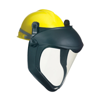 Uvex&reg; Bionic Faceshield with Hardhat Adapter, Polycarbonate Ontario Safety Products