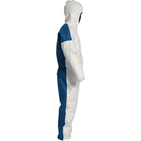 Combinaisons avec capuchon, 4T-Grand, Bleu/Blanc, Tyvek 400 D Ontario Safety Products