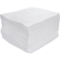 Meltblown Sorbent Pads, Oil Only, 15" x 17", 30 gal. Absorbancy SEH942 | Ontario Safety Product