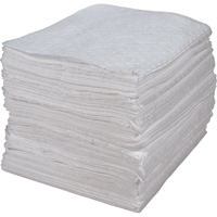 Premium Bonded Sorbent Pads, Oil Only, 15" x 17", 30 gal. Absorbancy Ontario Safety Products