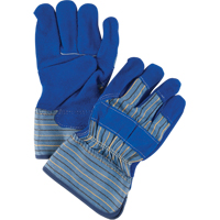 Gants d'ajusteur de premi&egrave;re qualit&eacute; avec coutures en Kevlar, Grand, Paume en Cuir de vache refendu, Doublure en Coton Ontario Safety Products