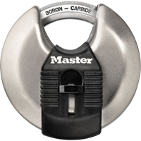 Cadenas prot&eacute;g&eacute; Magnum, Argent, Cl&eacute;s diff&eacute;rentes, Acier tremp&eacute;, Largeur de 2-3/4" Ontario Safety Products
