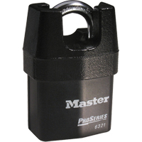Cadenas prot&eacute;g&eacute; ProSeries, Noir, Cl&eacute;s diff&eacute;rentes, Acier lamin&eacute;, Largeur de 2-3/8" Ontario Safety Products