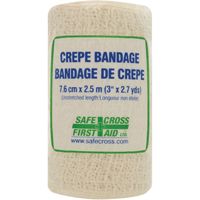 Bandage de cr&ecirc;pe en rouleau, 97-1/5" lo x 3" la, Classe 1 Ontario Safety Products