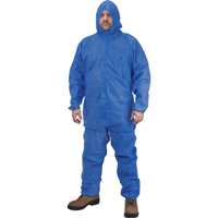 Combinaisons &agrave; capuchon, Moyen, Bleu, SMS Ontario Safety Products