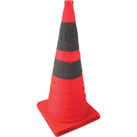 Collapsible Lighted Cone, 28" H, Orange SEK502 | Ontario Safety Product