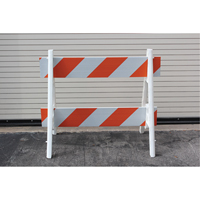 Barricades, A-Frame, 28.6" L x 40" H, Orange/White SEK535 | Ontario Safety Product