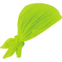 Chill-Its&reg; 6710 Cooling Triangle Hat, High Visibility Lime-Yellow Ontario Safety Products