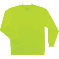 Chandail &agrave; manches longues non certifi&eacute; GloWear 8091, Polyester, Petit, Jaune lime haute visibilit&eacute; Ontario Safety Products