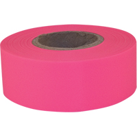 Sub-Zero Flagging Tape, 1.2" W x 150' L, Fluorescent Pink Ontario Safety Products