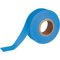 Flagging Tape, 1.188" W x 150' L, Fluorescent Blue Ontario Safety Products