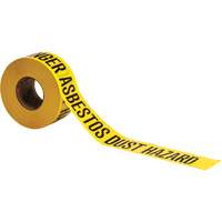 Barricade Tape, English, 3" W x 1000' L, 3 mils, Black on Yellow SEN935 | Ontario Safety Product