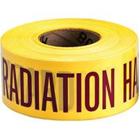 Barricade Tape, English, 3" W x 1000' L, 3 mils, Magenta on Yellow SEN936 | Ontario Safety Product
