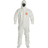 Hooded Coveralls, Tychem&reg; 4000, 2X-Large, White Ontario Safety Products