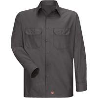 Long Sleeve Ripstop Shirt, Men's, 3X-Large, Charcoal Ontario Safety Products