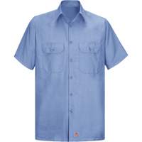 Short Sleeve Ripstop Shirt, Men's, 3X-Large, Blue Ontario Safety Products