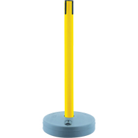 Outdoor TensaBarrier<sup>®</sup> - Receiver Posts, 37" High, Yellow SF985 | Ontario Safety Product