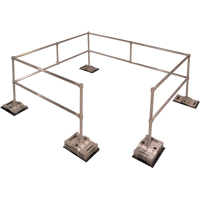 RoofGuard Classic System - Packaged Kits, Aluminum, 72" W x 216" L x 42" H Ontario Safety Products