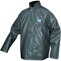 Journeyman Chemical Resistant Rain Jacket, Polyester, Medium, Green Ontario Safety Products