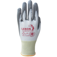 Lebon PowerFit&reg; Cut Resistant Gloves, Size X-Small/6, 13 Gauge, Polyurethane Coated, Polyethylene Shell, ASTM ANSI Level A2/EN 388 Level B Ontario Safety Products